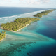 Coral atolls in Majuro, Marshall Islands.
